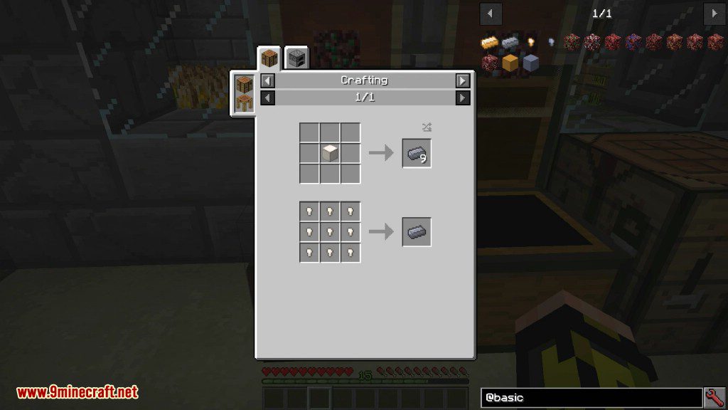 Basic Nether Ores Mod Crafting Recipes 6