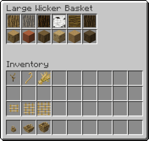 BasketCase Mod Crafting Recipes 1