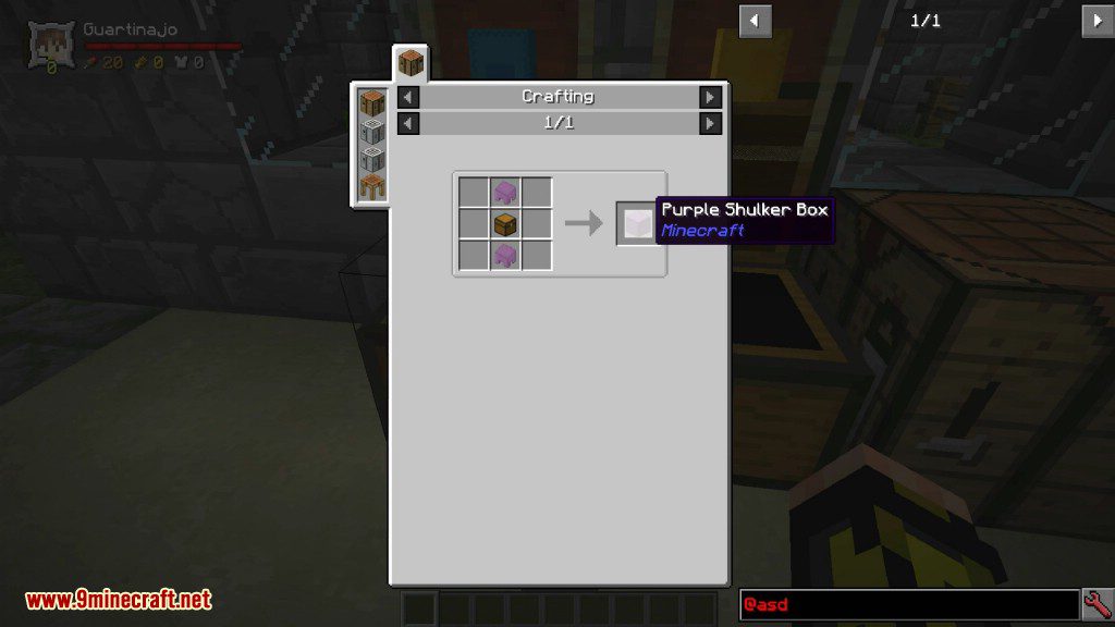 Bauble Shulker Boxes Mod Crafting Recipes 1