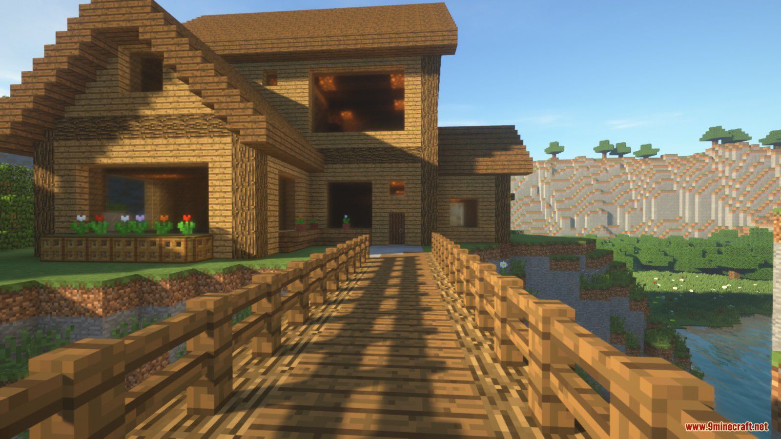 Cliffside Wooden Mansion Map Screenshots (12)