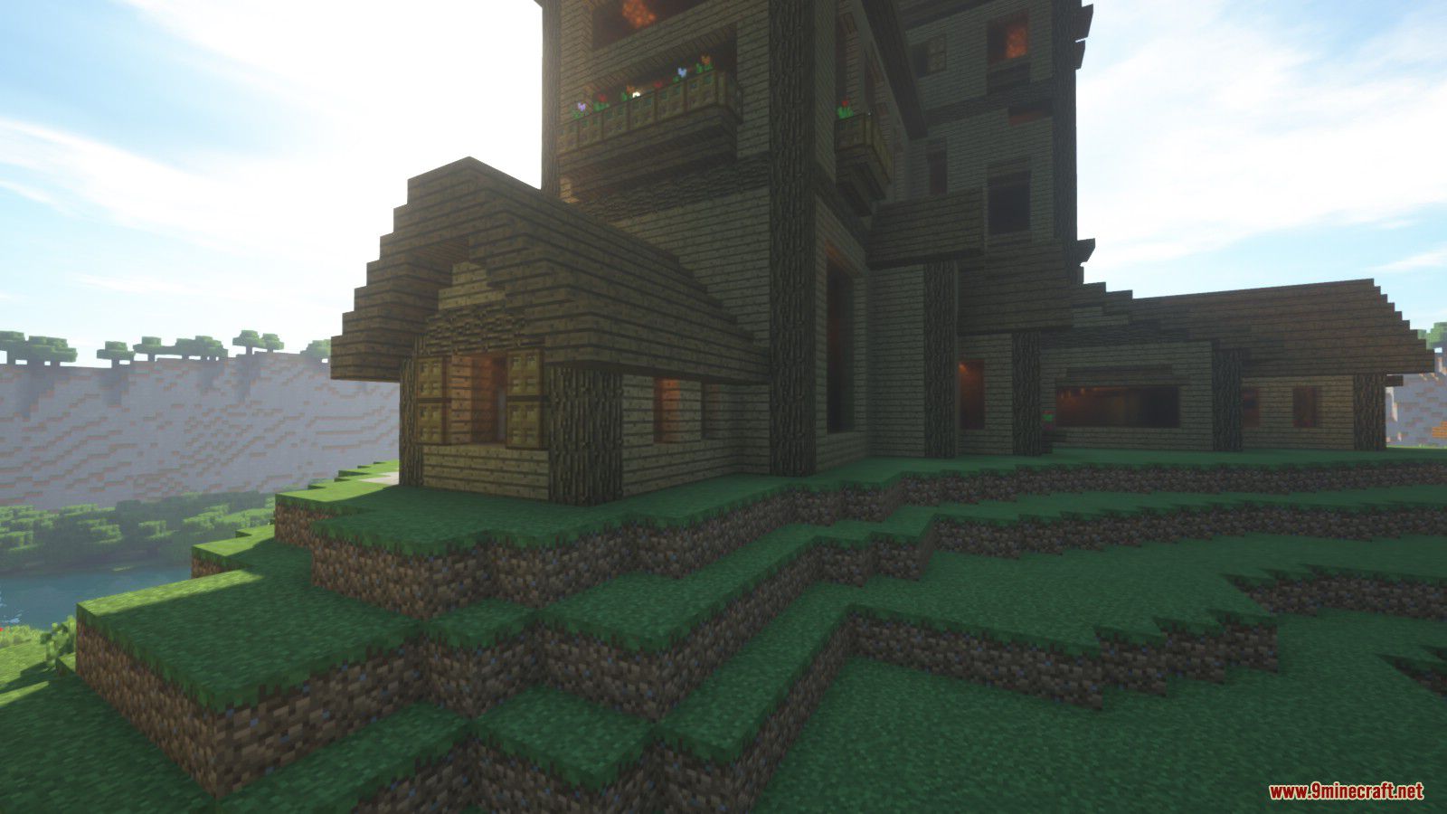 Cliffside Wooden Mansion Map Screenshots (5)