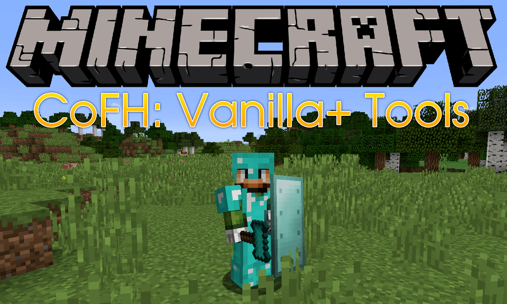 CoFH Vanilla+ Tools mod for minecraft logo