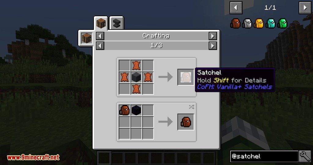 CoFH Vanilla+ Satchels mod for minecraft 02