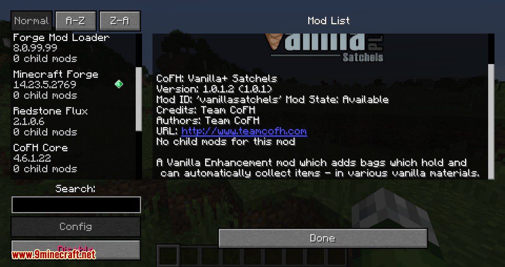 CoFH Vanilla+ Satchels mod for minecraft 05