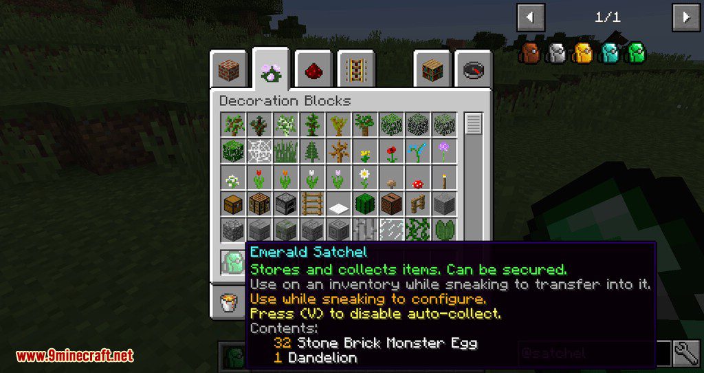 CoFH Vanilla+ Satchels mod for minecraft 16