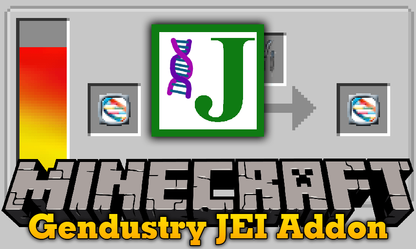 Gendustry JEI Addon mod for minecraft logo
