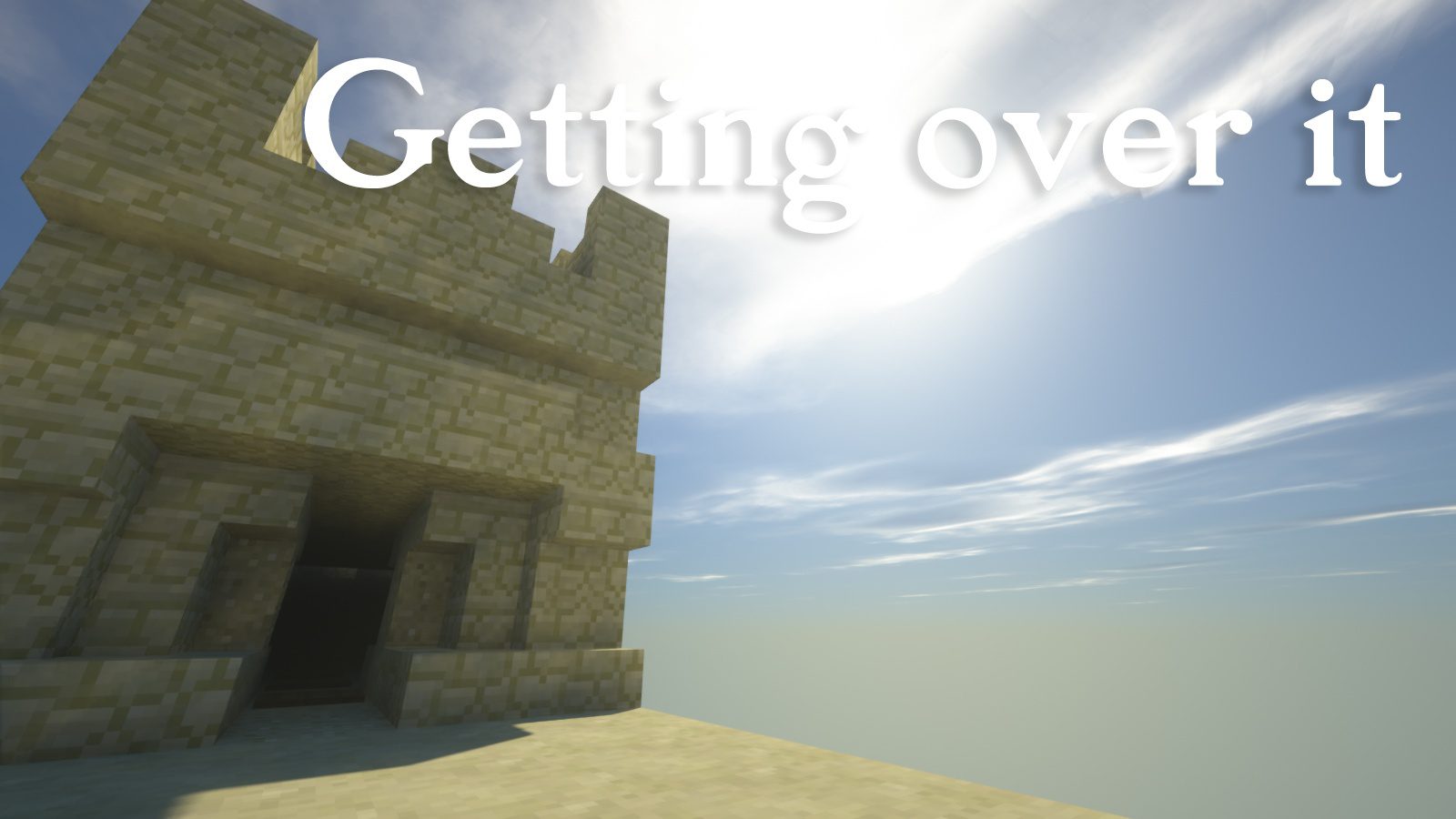 Getting over it in Minecraft Minecraft Map