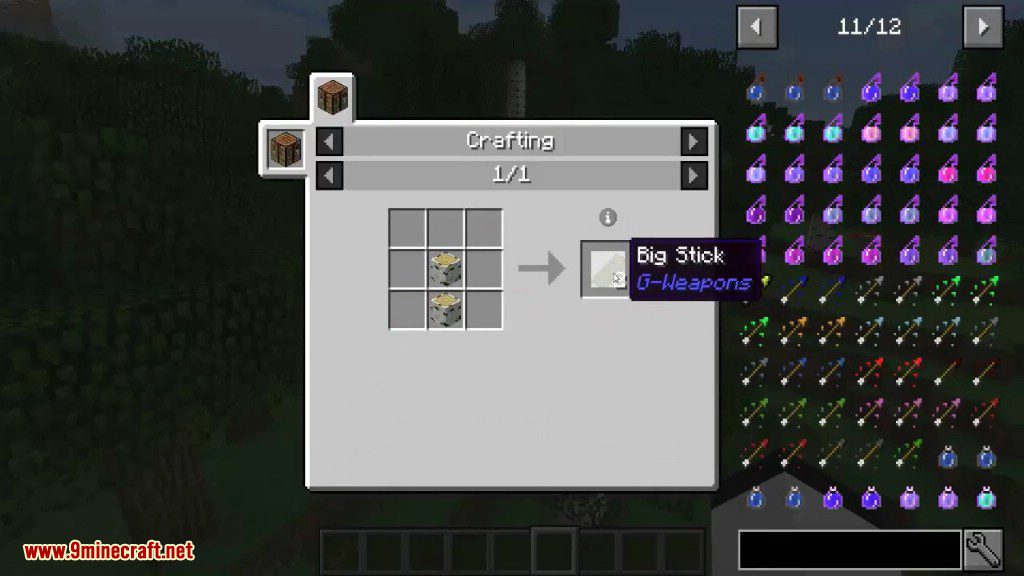 Giant Weapons Mod Crafting Recipes 1