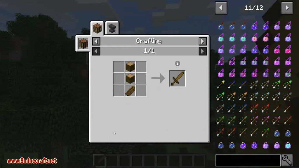 Giant Weapons Mod Crafting Recipes 2