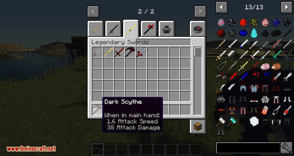 MoreSwordOnline Mod (1.16.5, 1.12.2) - Epic Swords from Sword Art Online 