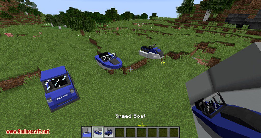 Mr.Crayfish Vehicle Spawner mod for minecraft 08