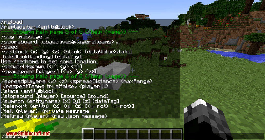 QuickHomes mod for minecraft 02