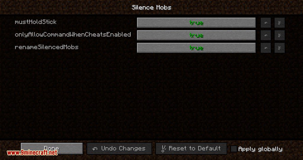Silence Mobs mod for minecraft 02