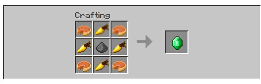 farming ores emerald recipe