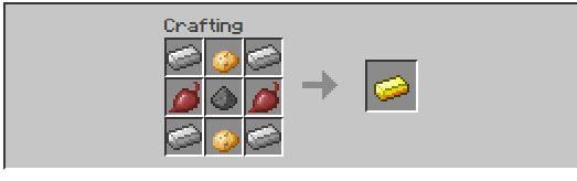 farming ores gold recipe