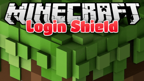 login shield mod for minecraft logo