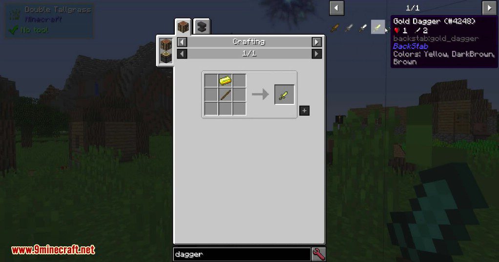 BackStab Mod Crafting Recipes 2