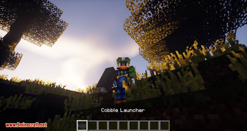 Cobble Launcher mod for minecraft 02