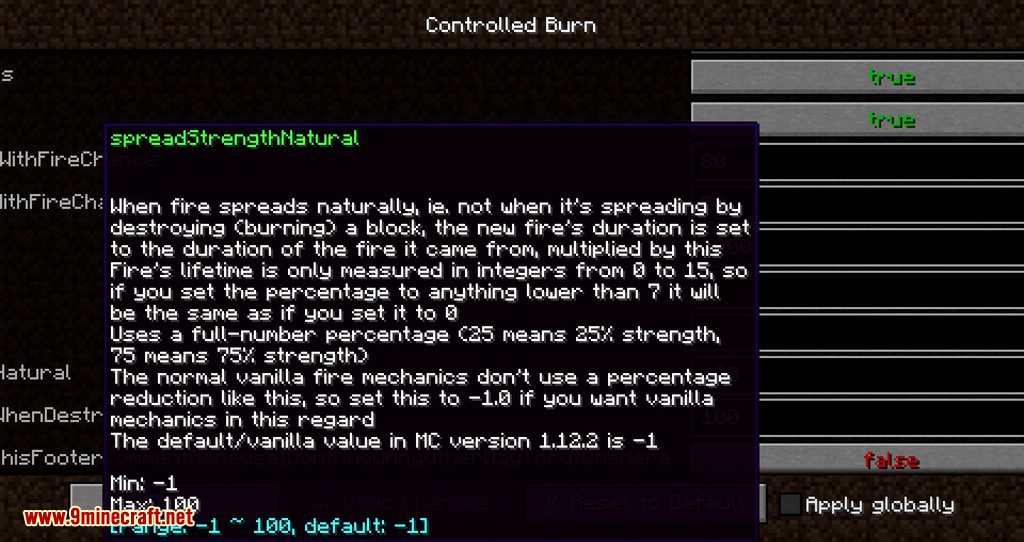 Controlled Burn mod for minecraft 10