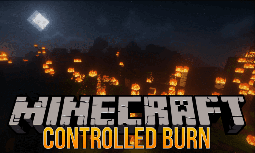Controlled Burn mod for minecraft logo