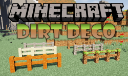 Dirt Deco mod for minecraft logo