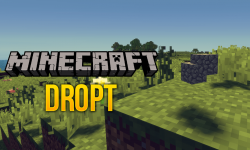 Dropt mod for minecraft logo