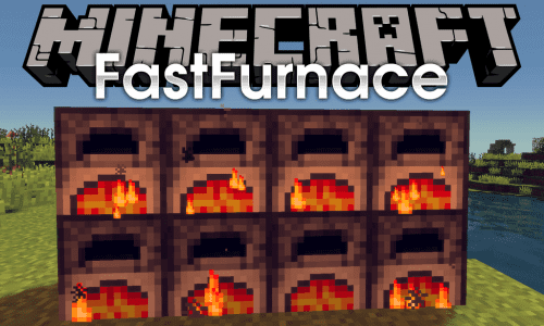 Fast Furnace mod for minecraft logo