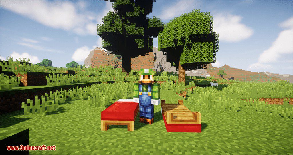 Inverted Bed mod for minecraft 03