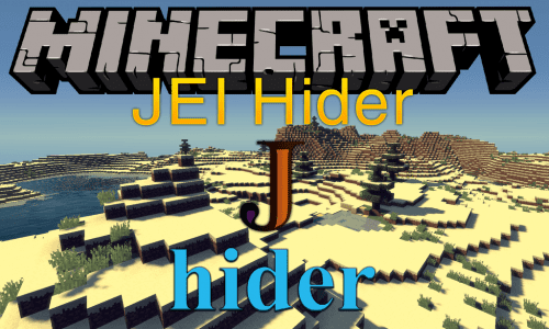 JEI Hider mod for minecraft logo