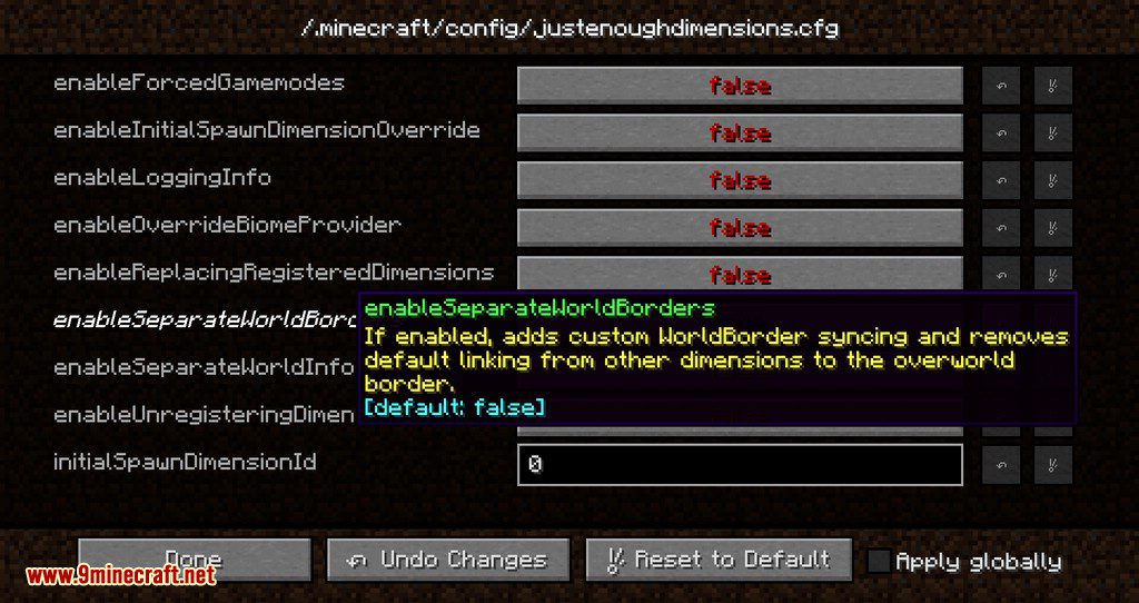 Just Enough Dimension mod for minecraft 10