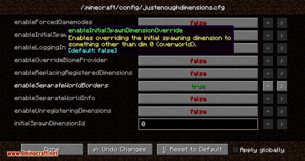 Just Enough Dimension mod for minecraft 11