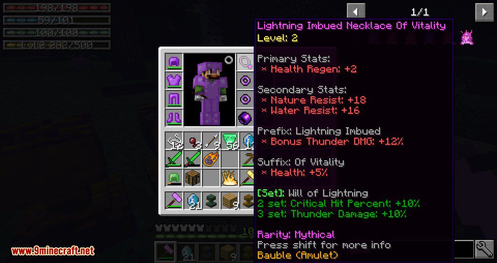 Mine and Slash Mod (1.20.1, 1.16.5) - Turn Minecraft Into Slash Looter ...