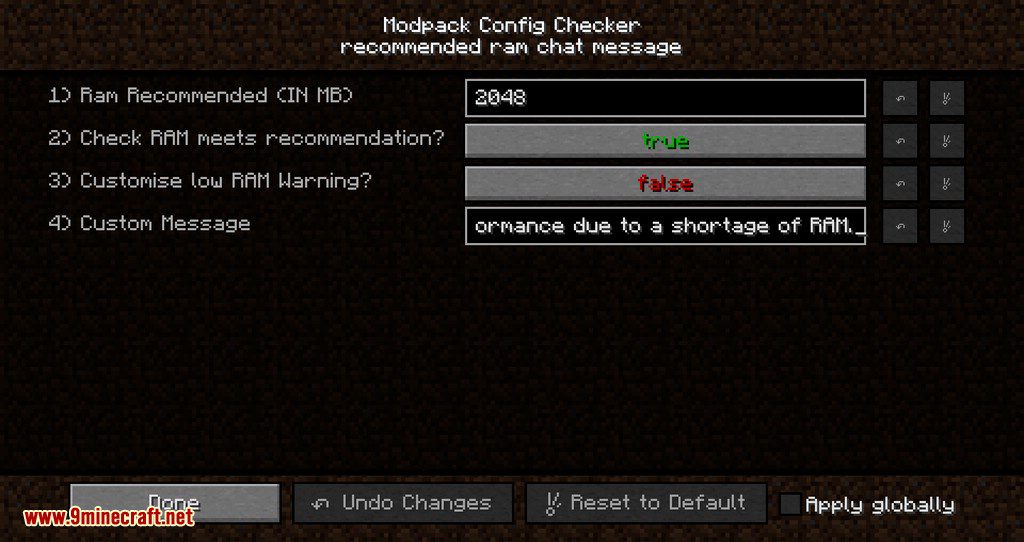 Modpack Config Checker mod for minecraft 03