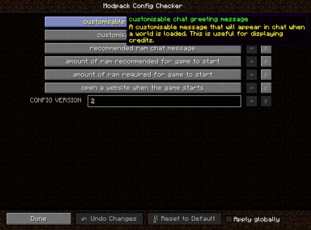 Modpack Config Checker mod for minecraft 14