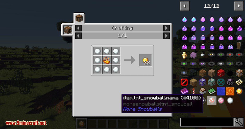 More Snowballs mod for minecraft 04