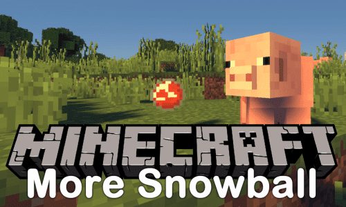 More Snowball mod for minecraft logo