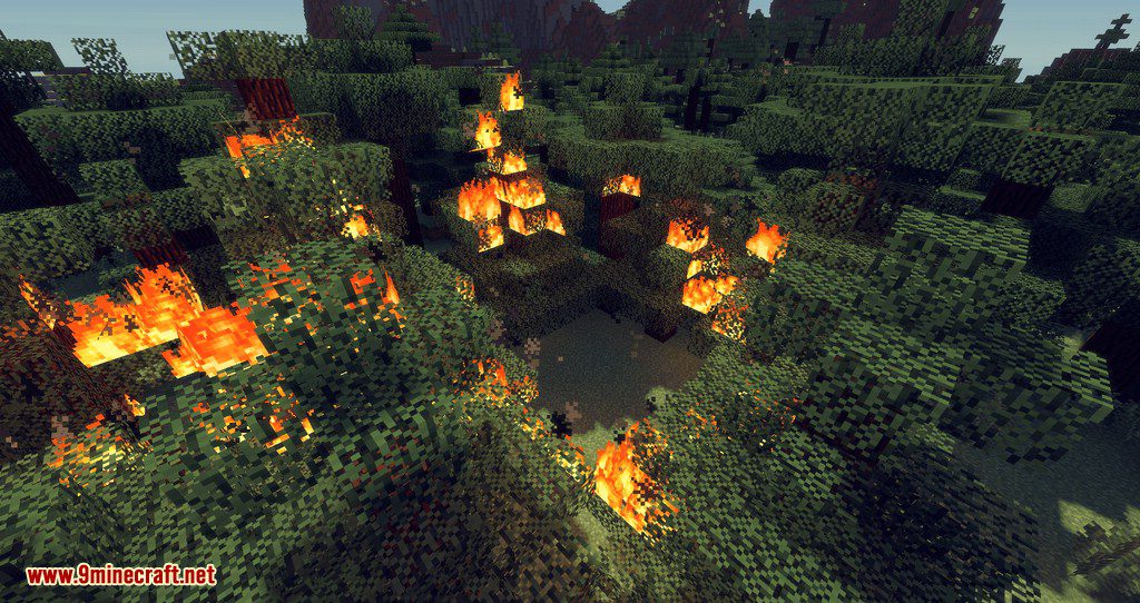 No Fire Spread mod for minecraft 01