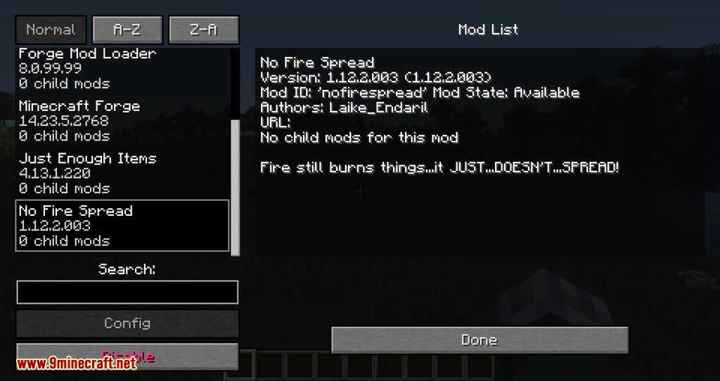 No Fire Spread mod for minecraft 03