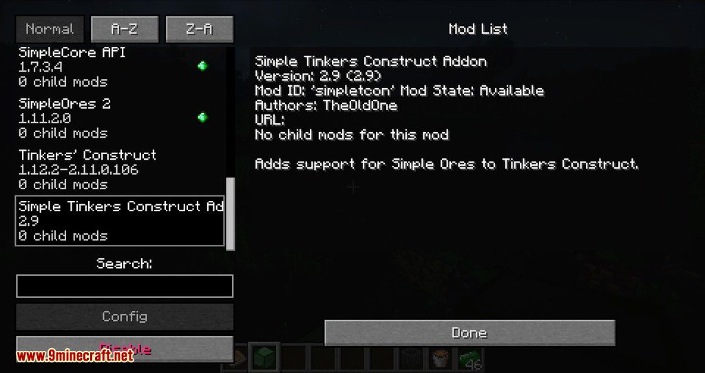 Simple TCon mod for minecraft 10