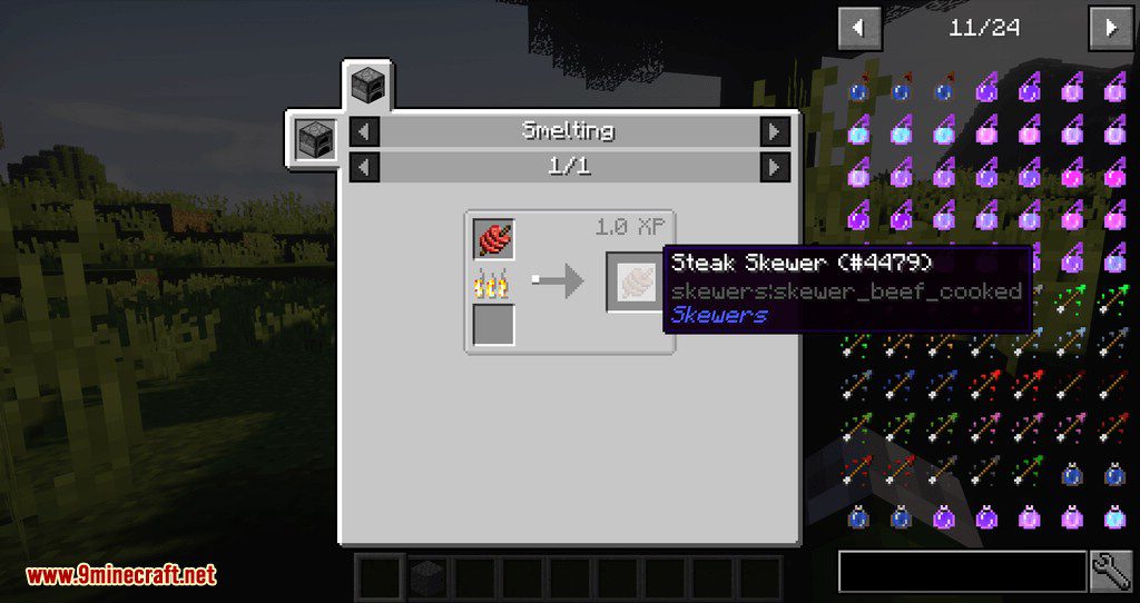Skewers mod for minecraft 04
