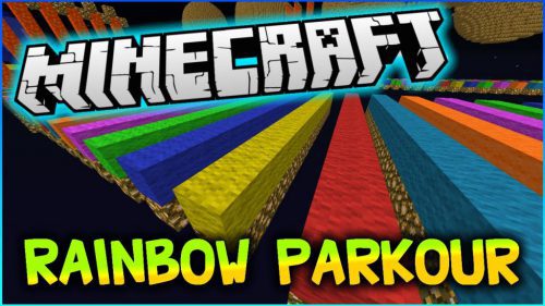 The Rainbow Parkour Map Thumbnail