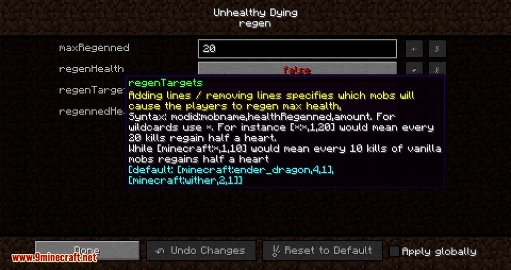 Unhealthy Dying mod for minecraft 03