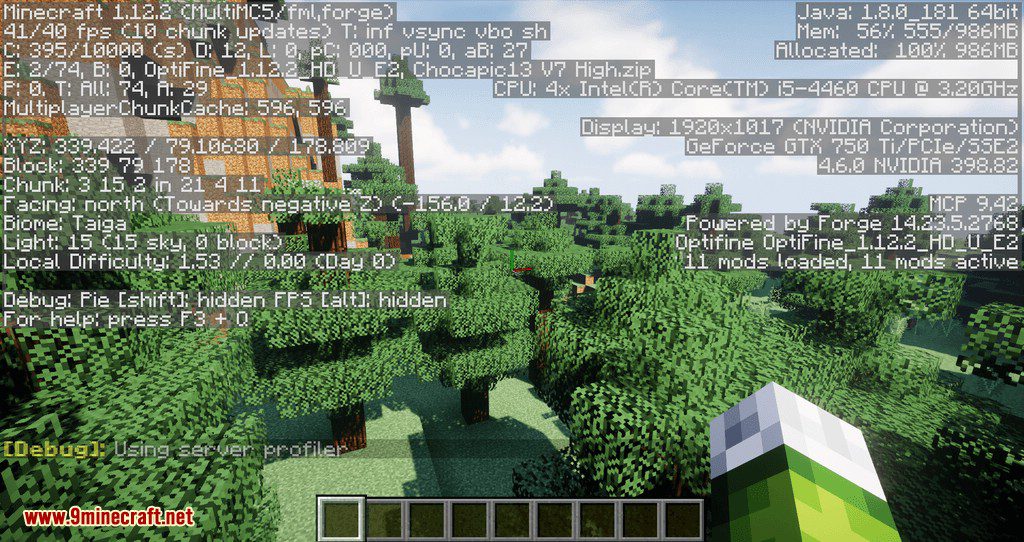 Vanilla Fix mod for minecraft 07