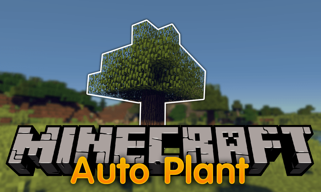 AutoPlant mod for minecraft logo