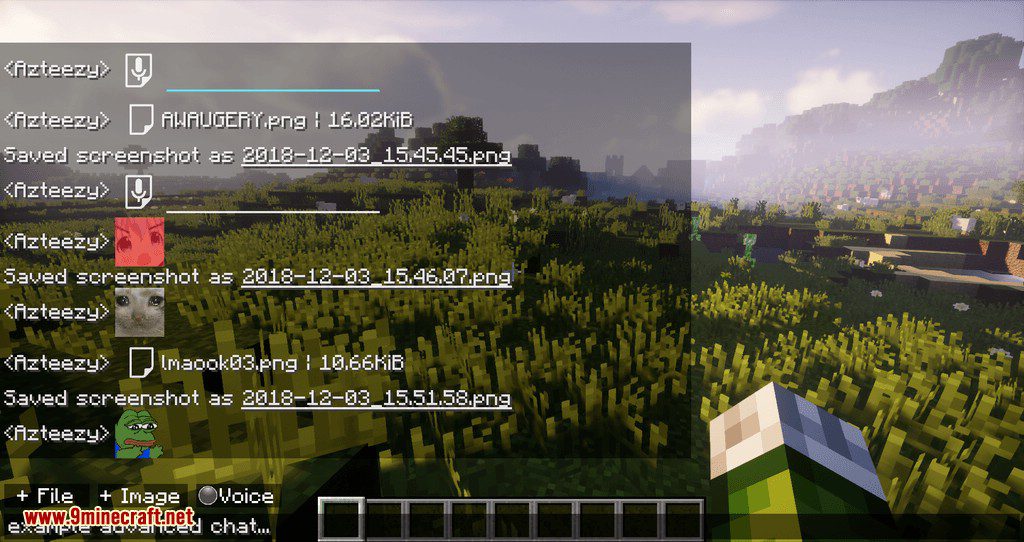 Chat Overhaul mod for minecraft 08