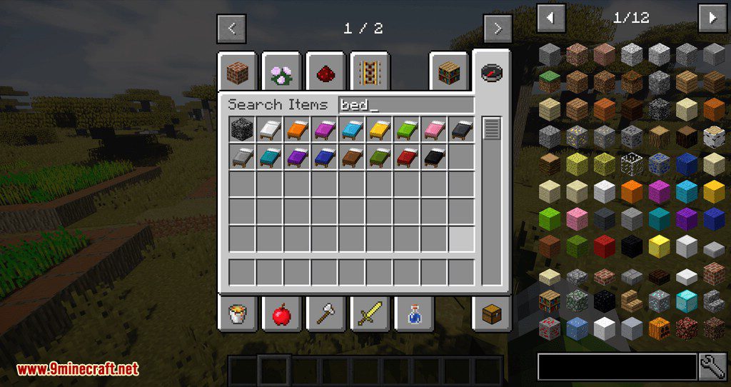 Cosmetic Beds mod for minecraft 02