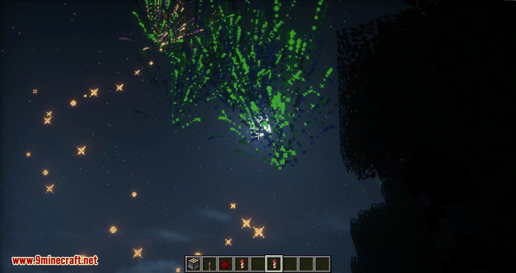 Creative Fireworks mod for Minecraft 13
