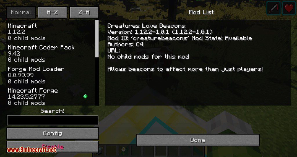 Creatures Love Beacons mod for minecraft 05