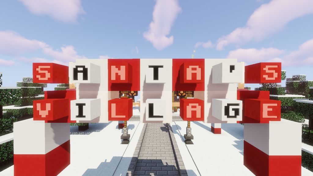 Find The Button Santa’s Village Map Thumbnail