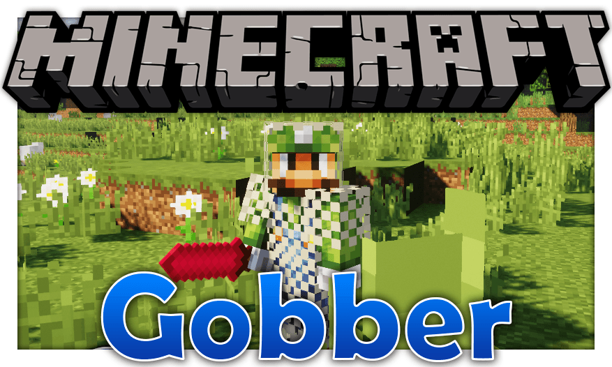 Gobber mod for minecraft logo